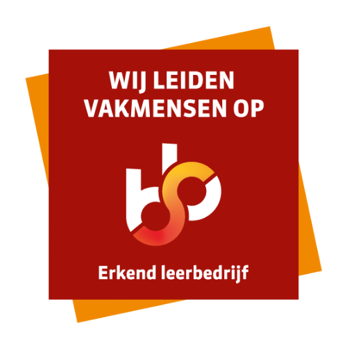 Logo erkend leerbedrijf Camerabeveiliging Friesland